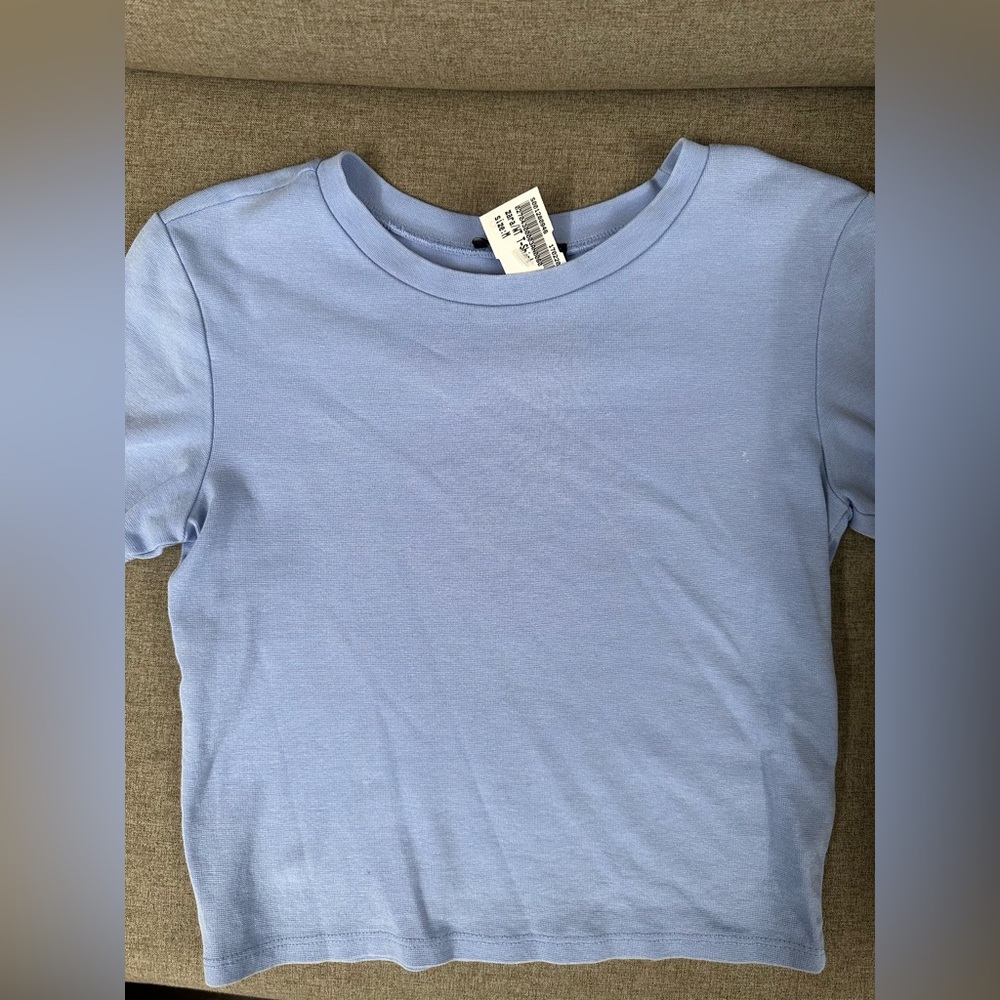 Zara blue top